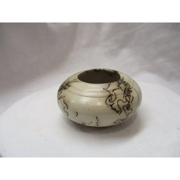 Pauline Zahne Horsehair Pottery Southwest New Mexico Navajo Native American - Picture 5 of 6